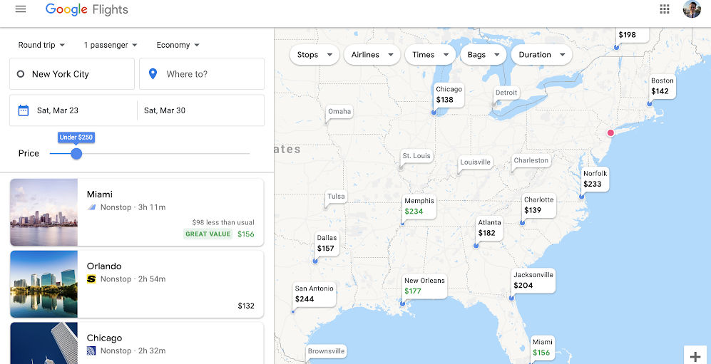 Google Flights and Hotel search updates